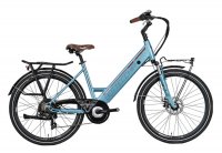 Bicicletta Bottecchia BE15 Azzurra 26\" Elettrica Donna 7S 2024