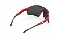 Occhiali Rudy Project Cutline Rosso Nero Smoke Black