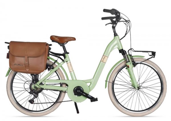 Bicicletta Elettrica Via Veneto Classic 24\" Verde 2025