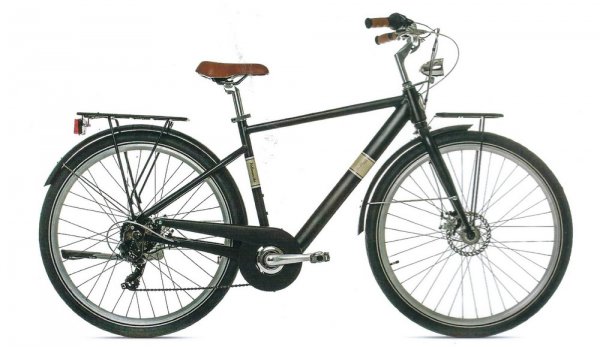 Bicicletta Elettrica Via Veneto Oliver 28\" 7s Nera 2025