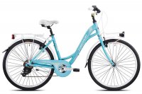 Bicicletta Torpado T461 Freedom Azzurro Lady 26" 6V 2022