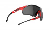 Occhiali Rudy Project Cutline Rosso Nero Smoke Black