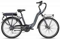 Bicicletta Bottecchia BE11 Antracite 26" Elettrica Donna 6S 2022