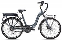 Bicicletta Bottecchia BE11 Antracite 26" Elettrica Donna 6S 2024