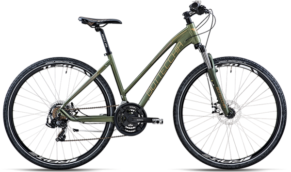 Bicicletta Bottecchia 311 Verde Lite Cross Lady Evo 21S 2024