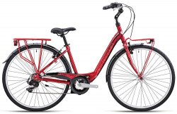 Bicicletta Bottecchia 212 Rosso City Bike Lady TX55 7S 2024