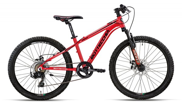 Bicicletta Bottecchia 061 Rosso Bimbo 24\" Disk 7S 2024