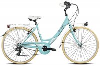 Bicicletta Torpado T120 Silver Life Acquamarina Lady 26" 6V 2022